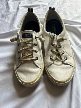 Sperry White 7.5 Women Shoe